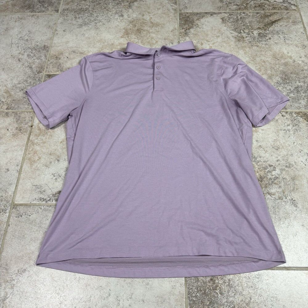 Lululemon Polo Shirt Mens‎ 2XL Evolution Dusty Rose Short Sleeve Casual Stretch